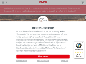 'alko-garden.de' screenshot