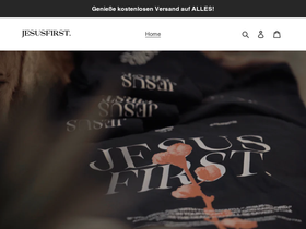 jesus-first.de homepage screenshot