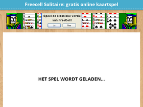 'freecellsolitaire.nl' screenshot
