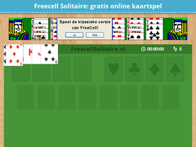 'freecellsolitaire.nl' screenshot