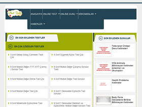 'okultesti.com' screenshot