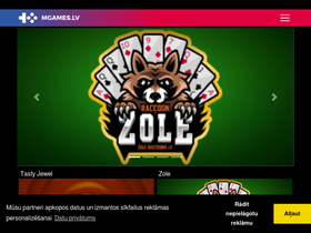 'mgames.lv' screenshot