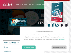 'ccnadesdecero.es' screenshot