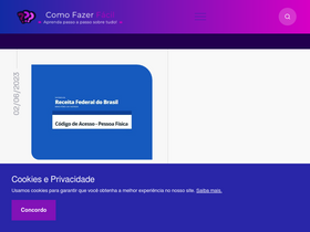 'comofazerfacil.com.br' screenshot