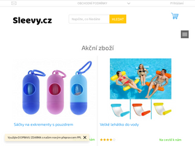 'sleevy.cz' screenshot