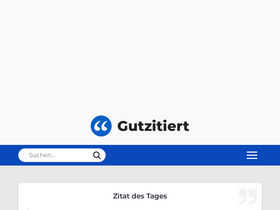'gutzitiert.de' screenshot