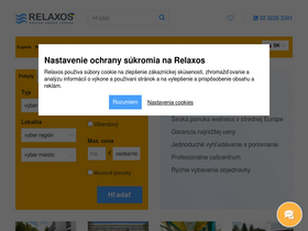 'relaxos.sk' screenshot