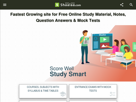 'shaalaa.com' screenshot