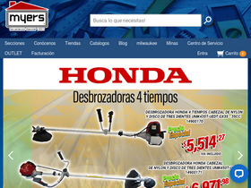 'casamyers.com.mx' screenshot