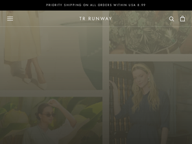trrunway.com homepage screenshot