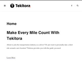 'tekitora.com' screenshot