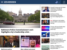 'foxbaltimore.com' screenshot