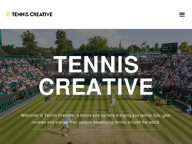 'tenniscreative.com' screenshot