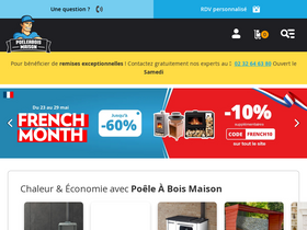 'poeleaboismaison.com' screenshot