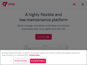 'vtex.com' screenshot