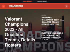 'valorfeed.gg' screenshot