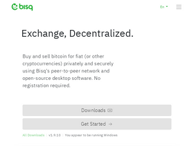 'bisq.network' screenshot
