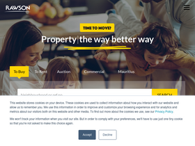 'rawson.co.za' screenshot