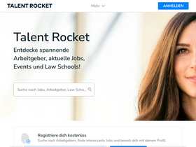 'talentrocket.de' screenshot