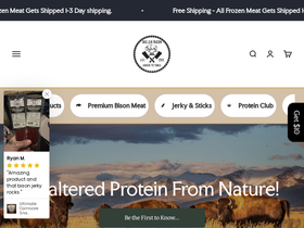 millerbisonranch.com homepage screenshot