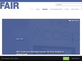 'fair.org' screenshot