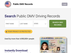 'dmvrecords.us.org' screenshot