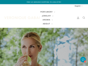veroniquegabai.com homepage screenshot