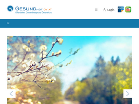 'gesundheit.gv.at' screenshot