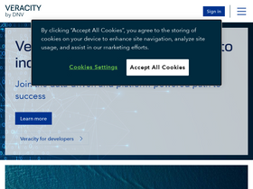 'veracity.com' screenshot