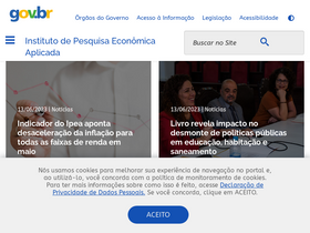 'ipea.gov.br' screenshot