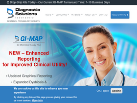 'diagnosticsolutionslab.com' screenshot
