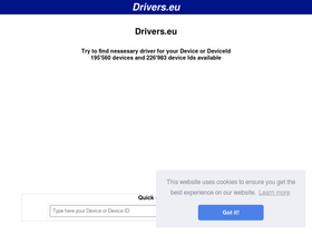 'drivers.eu' screenshot