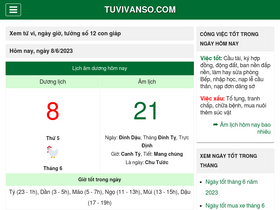 'tuvivanso.com' screenshot