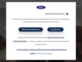 'ford.dk' screenshot