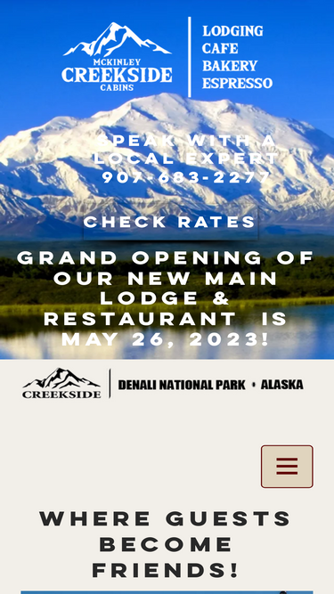 mckinleycabins.com