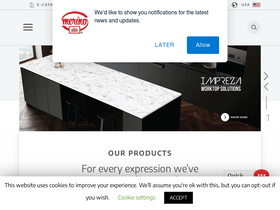 'merinolaminates.com' screenshot