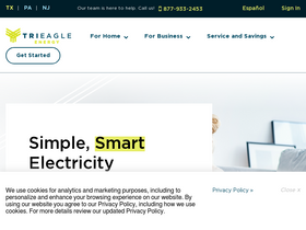 'trieagleenergy.com' screenshot