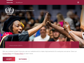 'llu.edu' screenshot