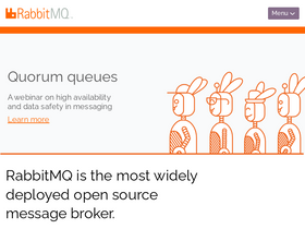 'rabbitmq.com' screenshot