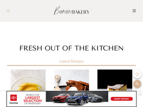 'baranbakery.com' screenshot