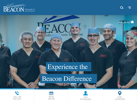 'beaconortho.com' screenshot