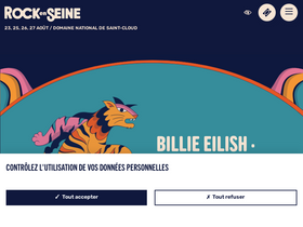 'rockenseine.com' screenshot