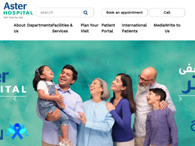 'asterhospital.com' screenshot