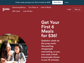 'gobble.com' screenshot