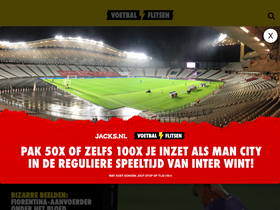 'voetbalflitsen.nl' screenshot