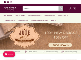 'wedtree.com' screenshot