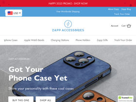 zappaccessories.com homepage screenshot