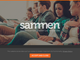 'sammen.no' screenshot