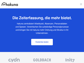 'hakuna.ch' screenshot
