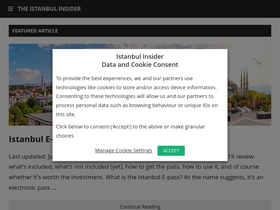'theistanbulinsider.com' screenshot